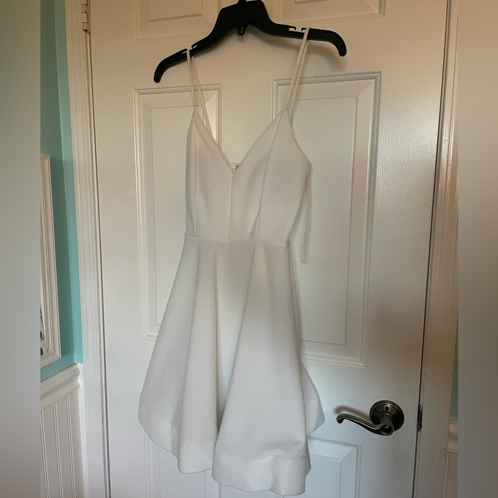 PAPAYA white party dress